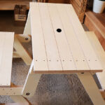 FOLDING BENCH - Veneer type